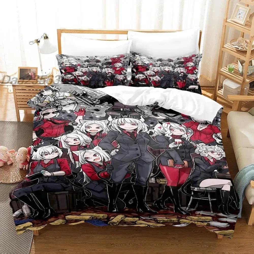 Hellsing Bedding Set Single Twin Full Queen King Size Bed Set Aldult Kid Bedroom Duvetcover Sets 3D Print Anime  Bedding Set