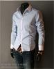 Herren Slim Fit Color Block Quadratischer Ausschnitt Langarmshirt 2024
