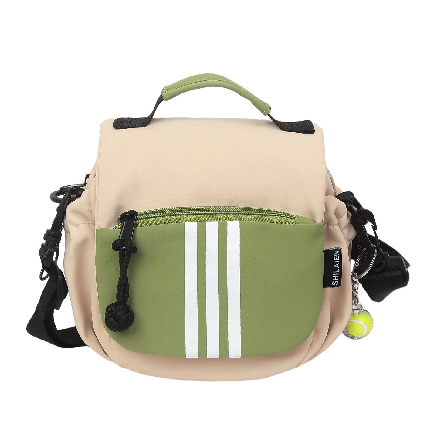 

Women s Large Capacity Colorblock Nylon Crossbody Bag - Sporty & Versatile Single Bag