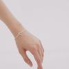 LOVE ME MONSTER [Silver] Bold Toggle Bracelet