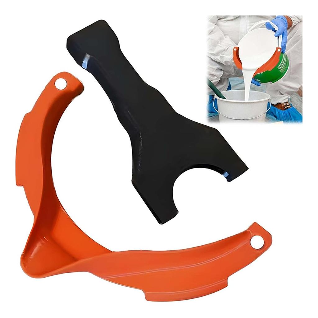 2026 New No Drip Paint Pouring Spout with - Mess Free, Reusable, Universal Fit for Pint, Quart & Gallon Cans