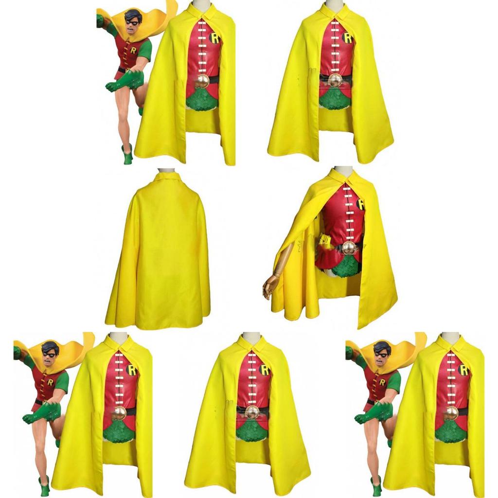 Teen Titans Robin Cosplay Costume With Polyester Blend For Halloween Stage Performance Adults