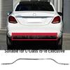 Compatible Mercedes-Benz C-Class 2015-2018 Models Rear Bumper Trim Strip