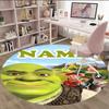 Customizable S-Shrek3 Round Non-Slip Carpet - Ideal for Garden, Picnic, Office, Perfect for Decoration, Suitable For All Seasons