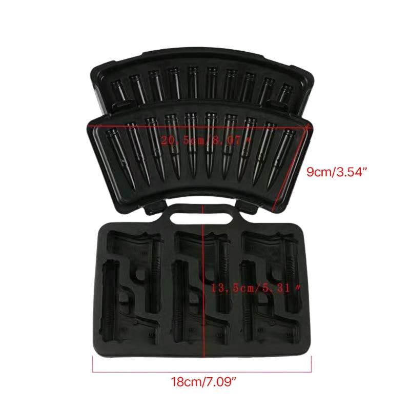 Innovative Ice Maker Flexible Ice Cube Molds Handgun/Slug Shape SiIicone Ice Cube Tray SiIicone Ice Cube Maker for Ice