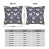 Kissenbezug Hollow Knight Cartoon Spiel Ritter und Wespe Benutzerdefiniert Kissenhülle für Couch Sofa Schlafzimmer Mode Kissenbezüge