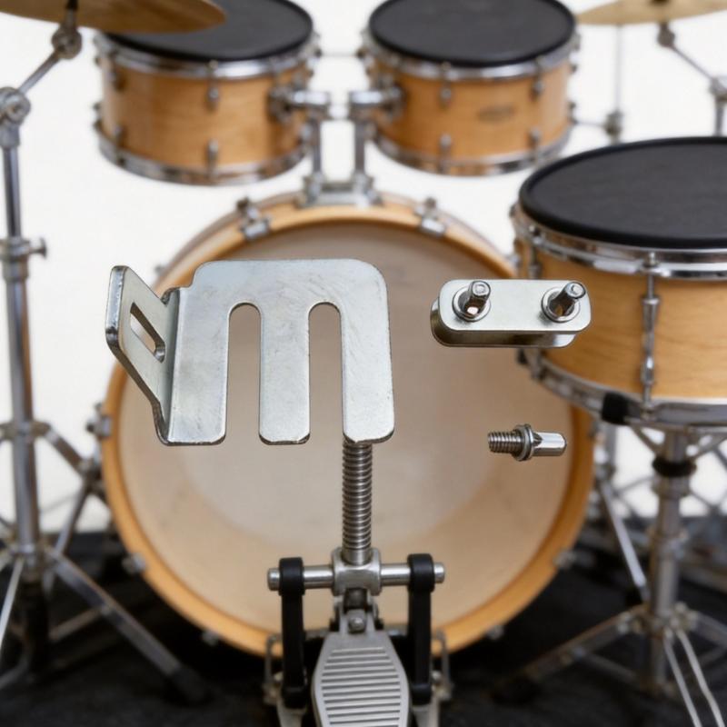 Premium Stainless Steel Bass Drum Pedal Beater For Jazz Drum Enhances Performances Stability And Durability