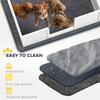 Whelping Box for Dogs with Whelping Pad, Adjustable Entrance, Non-slip Foot Pads, for Large Dogs, 124 x 120cm