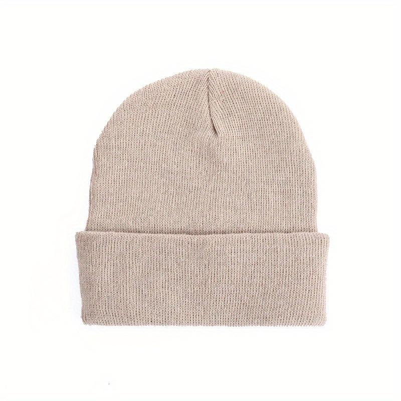 

Solid Color Warm Woolen Hat, Confinement Hat, Suitable for Skiing, in Cold Places, Unisex,Ski Warmth Accessories, Winter Hat