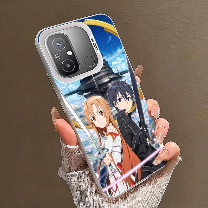 Sword Art Online Anime Shockproof Phone Case for Xiaomi Poco X7 X6 X5 X3 Pro F7 Ultra M8 Redmi 15C 15 14C 13C 12C 10C 13 12 10