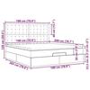 VidaXL Ottoman Bed Frames and Light Grey Mattress 180x200 Cm Fabric, Bed Frame, Upholstered Bed Frame 3314190