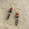 Handmade Red Agate Tassel Earrings: Retro Ethnic Style with a Chinese Vintage Flair