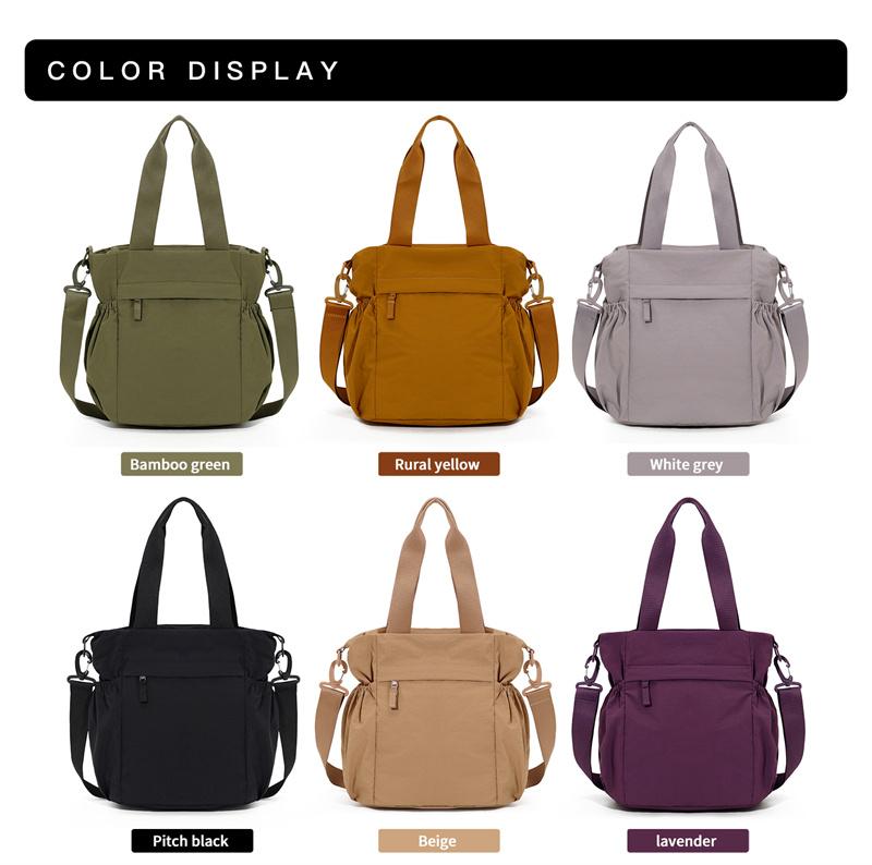 Torba Crossbody dla Dojeżdżających Wodoodporna Torba na Ramię Unisex Jednokolorowa Torba Tote