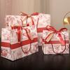 1pc Tote Bag With Ribbon Floral Fashion Gift Bags New