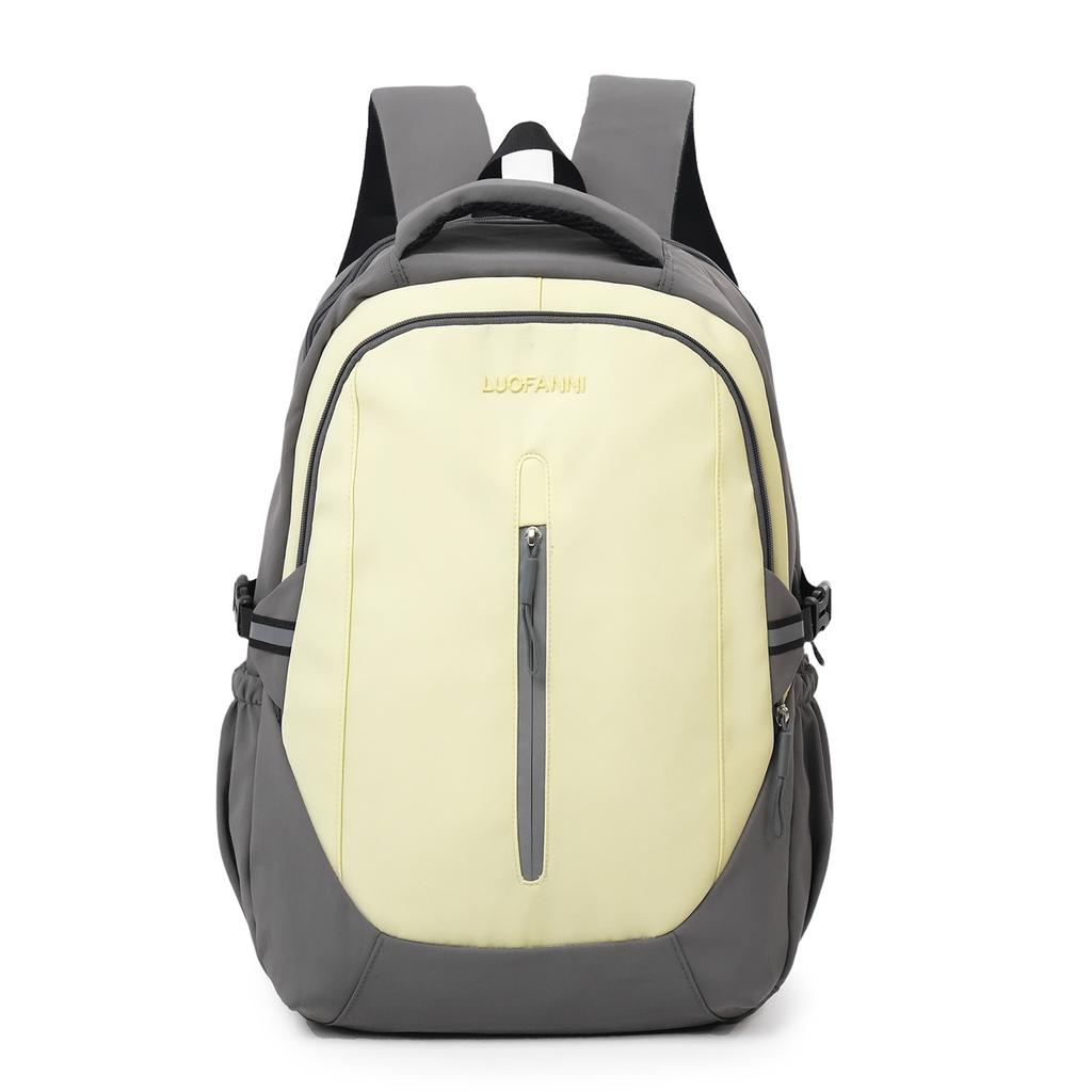 Schoolbag Lightweight Backpack Men's and Women's 1011 New Large Capacity Fashion Leisure Computer Student School Bag Class Travel Bag