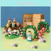 Alice Garden Cat Resin Decorative Figurine With Creative Design For Home Decor