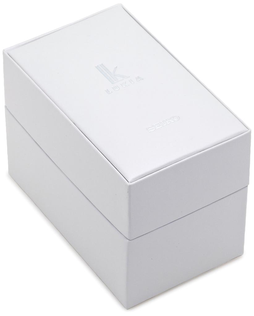 Seiko Watch Lucia Solar Watch with Sapphire SSVW051 Radio-Controlled Crystal, Gold,