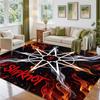 Slipknot Design Crystal Velvet Rug Soft Decorative Mat for Bedroom Entrance