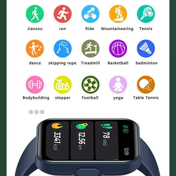 NORTH EDGE Bluetooth 5.0 Men's and Women's Heart Rate Sleep Monitor IP68 Waterproof APP For Apple Android Phone