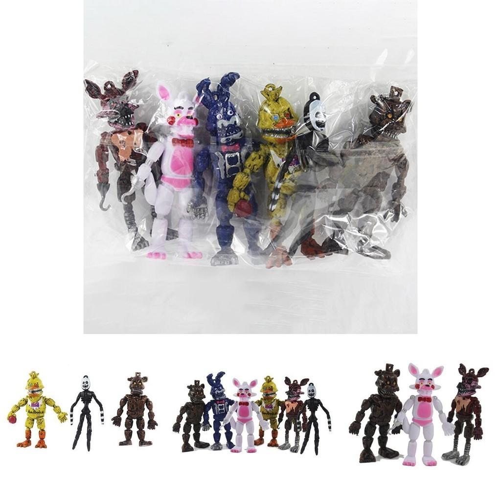 New Arrival 6pcs Fnaf Five Nights At Freddy's Miniature Game Collection
