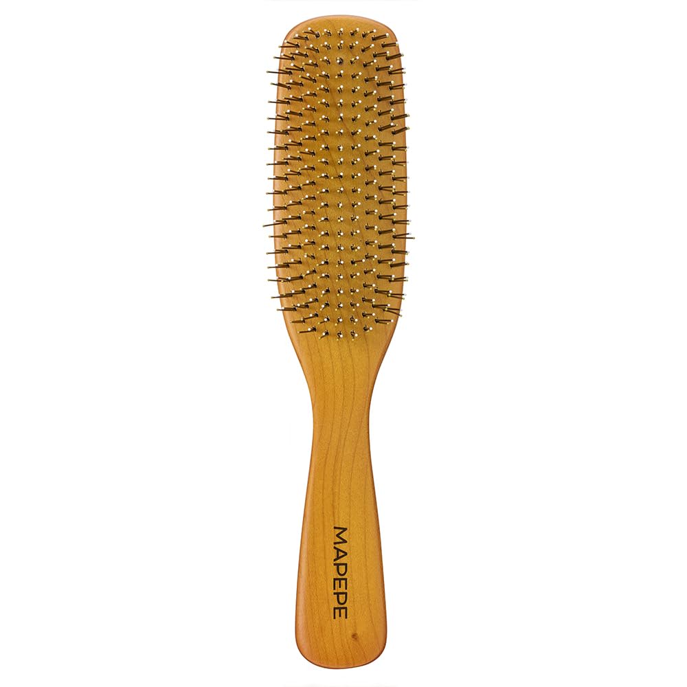 Mapepe Soft Pin Tangle Care Brush 1 Piece [Hair Brush] (x 1)