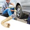 Adaptadores de Válvulas de Neumáticos de Tres Ángulos Instalación Rápida Durabilidad Adaptadores de Grifo de Aire Accesorios para Neumáticos de Coche Motocicleta Bicicletas