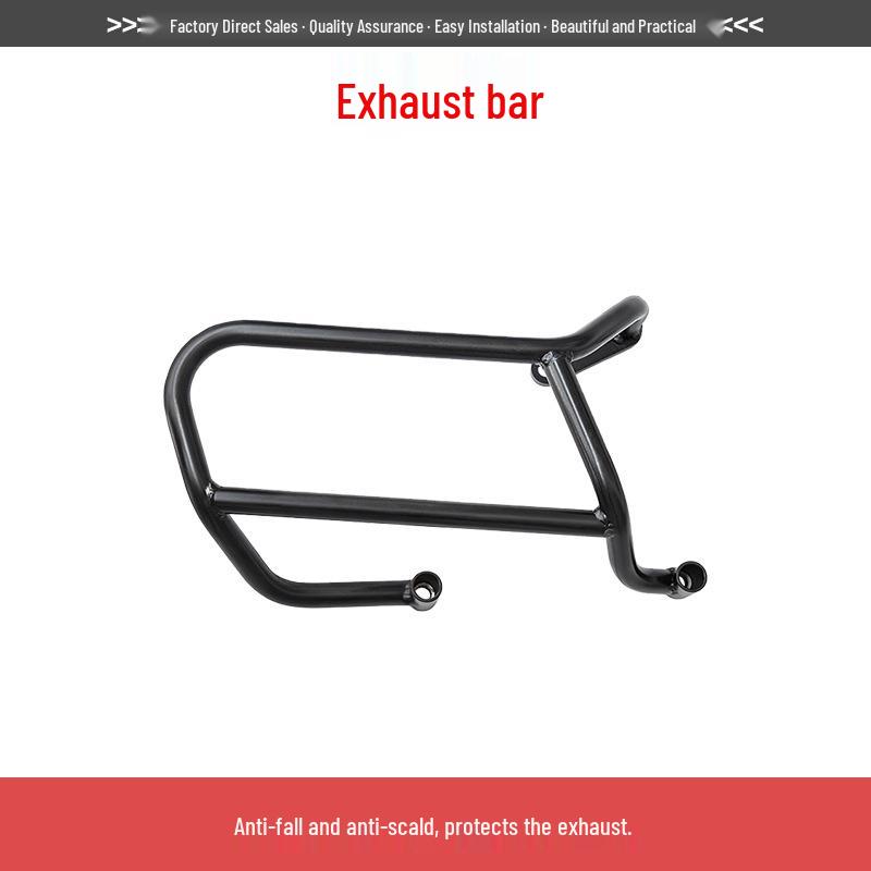 Compatible Accessories for Honda NS150XC: Front & Rear Bumpers, Exhaust & Radiator Covers