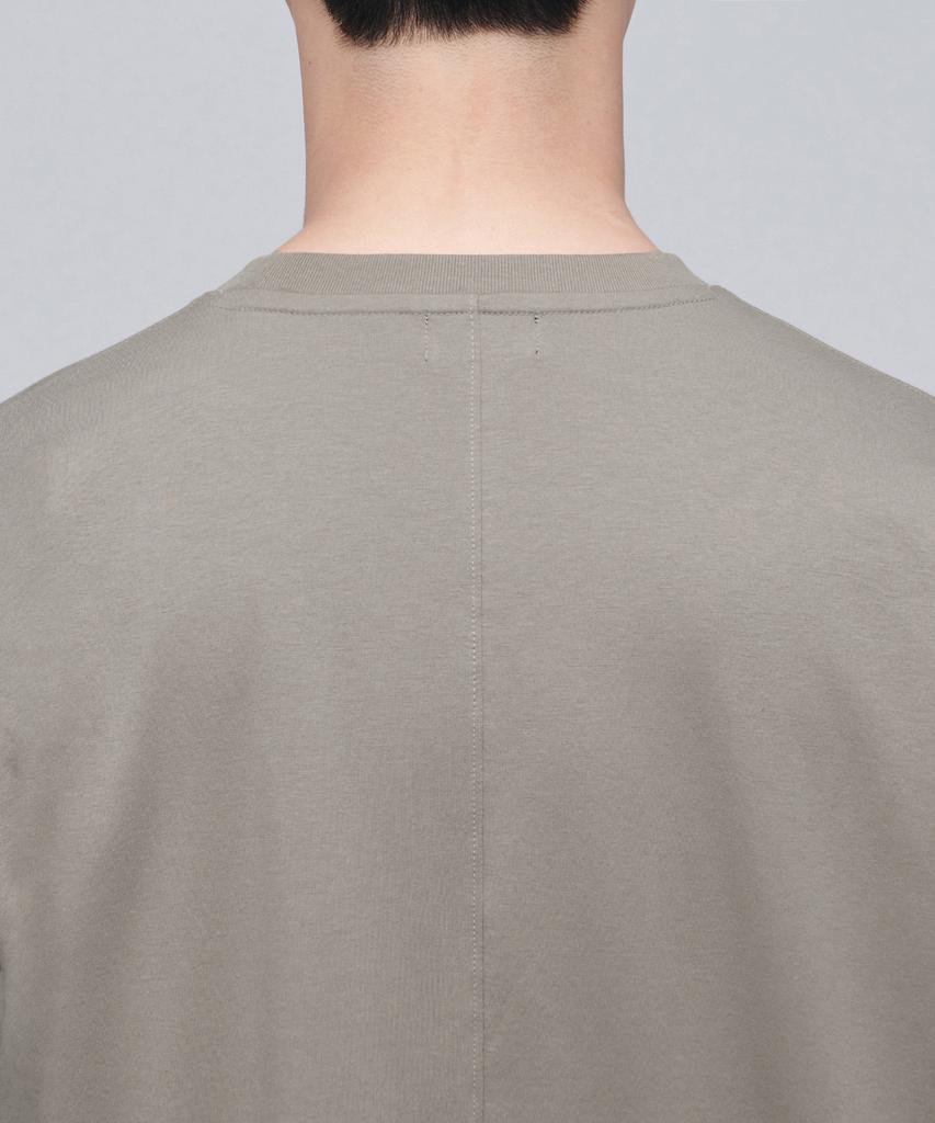 MUSINSA STANDARD Ponte Dolman Sleeve Oversized T-Shirt [Dusty Beige]