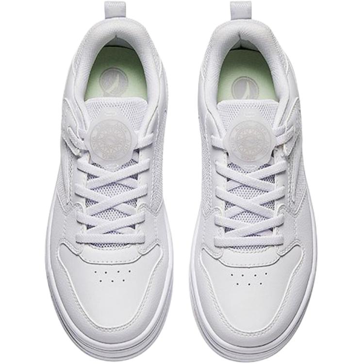 Anta Kids Street Fashion Slip Resistant Durable Low Top Skate Shoes Kids Skate Shoes Anta-White 332528003S