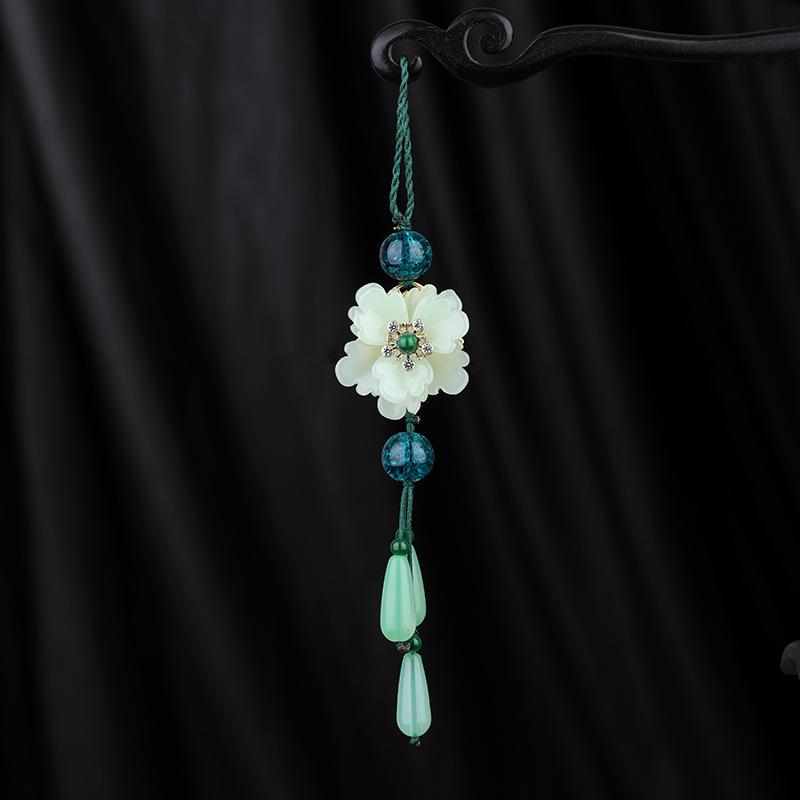 Original Chinese exquisite cheongsam, press placket pendant, female fringed pendant, ancient Hanfu, Chinese classical high-end accessories