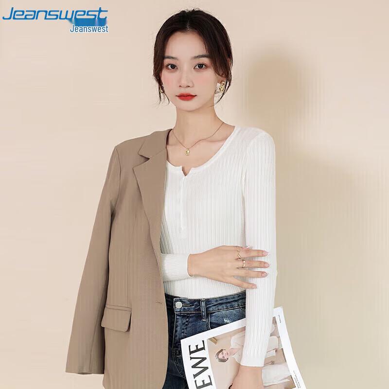 Jeanswest Women's Knitted Long Sleeve Base Layer Top
