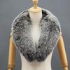 Women Real Fox Racoon Fur Long Scarf /raccoon Fur