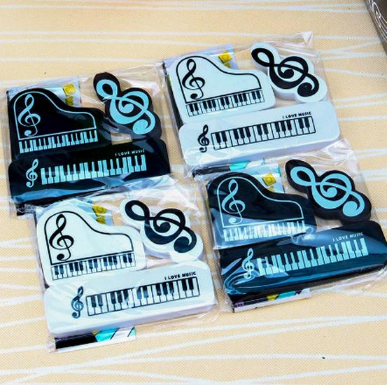 Piano Note Eraser - Clean, Mark-Free Erasing for Kids