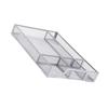 Desk Drawer   with Non Slip Rubber Pads Metal Mesh 5 Compartments Storage Tray for Home and   Use