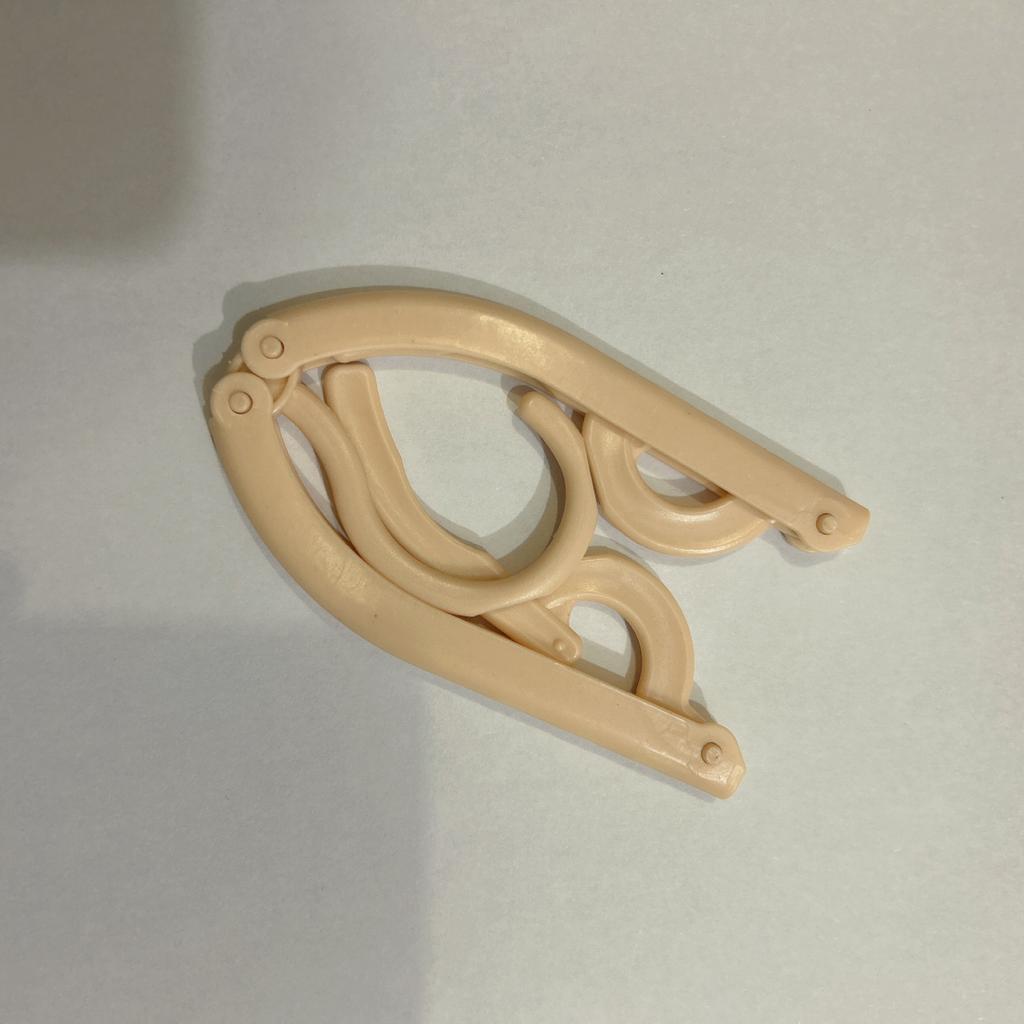 Foldable Travel Hanger Portable, Thick, Anti-Slip for Clothes, Trousers, Ties Ideal for Home, Dorm, Travel