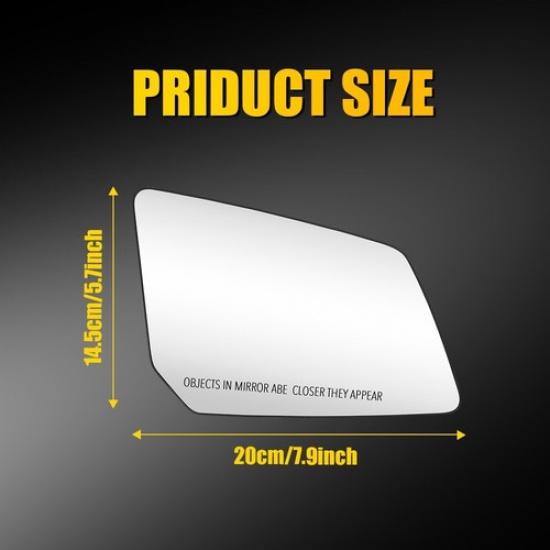 Right Side Wing Mirror Glass Heated For 09-16 Chevrolet Traverse GMC Acadia