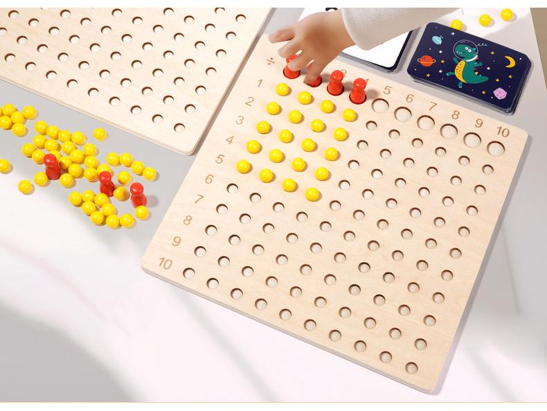 Montessori Math Multiplication & Division Educational Board for Children