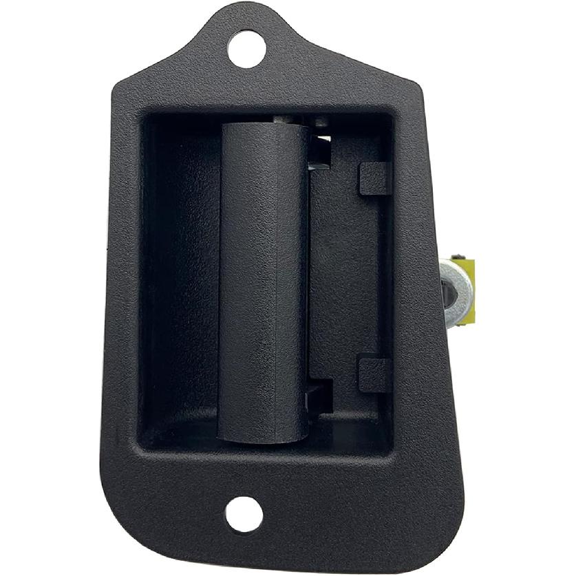 NPAUTO Extended Cab 3Rd Third Door Handle Compatible With 1994-2003 Chevy S10 GMC Sonoma, 1996-2000 Isuzu Hombre Pickup Truck, Exterior, Black, 74300