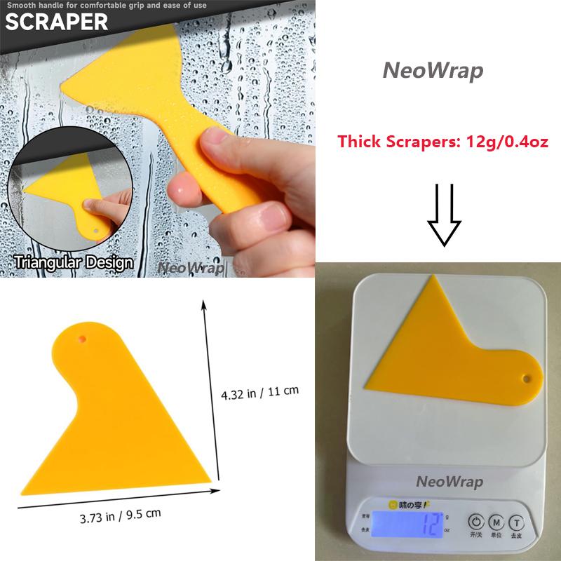 13Pcs NeoWrap Car Vinyl Wrapping Tool Kit Felt Edge Squeegee Plastic Scraper Wallpaper Film Sticker Install Window Tint Tools