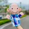 Family Plush Members Glove Puppet With Short Plush Preschool Doll Entertainment