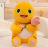 Soft Cute Nailong Milk Dragon Plush Toy Stuffed Animals Dinosaur with Heart Rose Flower Cuddly Plushie for Kids Birthday Gift