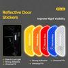 4PCS Car Accessories Door Safety Warning Reflective Mark 3D Sticker For Mercedes Benz AMG W205 W218 W177 V177 W176 W169 A B C E