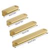Strong Aluminum Pull Handles Simple Styles Design Cupboard Handle for Drawers & Cabinets No Tool Required for Installation