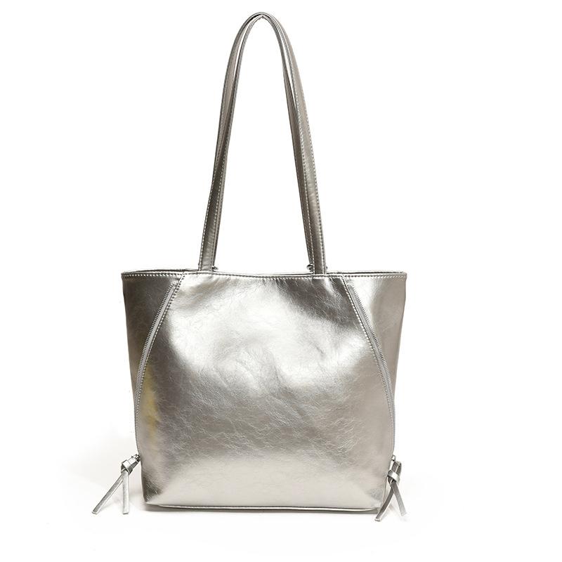 Fashion Large Capacity Red Tote Bags For Women  New Shopping Travel Single Shoulder Handbags Simple Casual Students Backpack