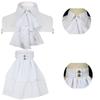 French Shirt Vintage False Collars White Lace Peter Pan Collar Unisex Medieval