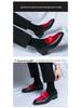 Men's Plus Size Pointed Toe Slip-on Leather Shoes for Formal, Business, Casual, or Wedding Events