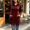 Sweat à capuche zippé décontracté à manches longues pour femme - Veste pour un usage quotidien