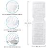 Full Body Bath Cushion Bath Pillow for Head and Neck Rest Bathtub Pillows with 30 Non-Slip Suction Rest Your Head and Neck