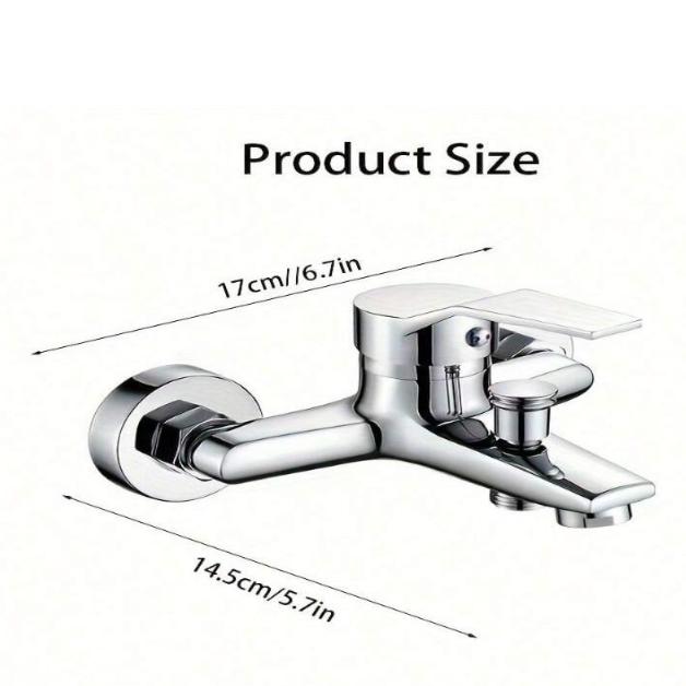 Spiral Type Bathtub Faucet Vintage Rotating Switch Shower Faucet  Handle