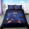 Copripiumino Cristiano Ronaldo Calcio CR7 Set Biancheria da Letto per Camera da Letto Confortevole e Traspirante Regali per Fan Queen King